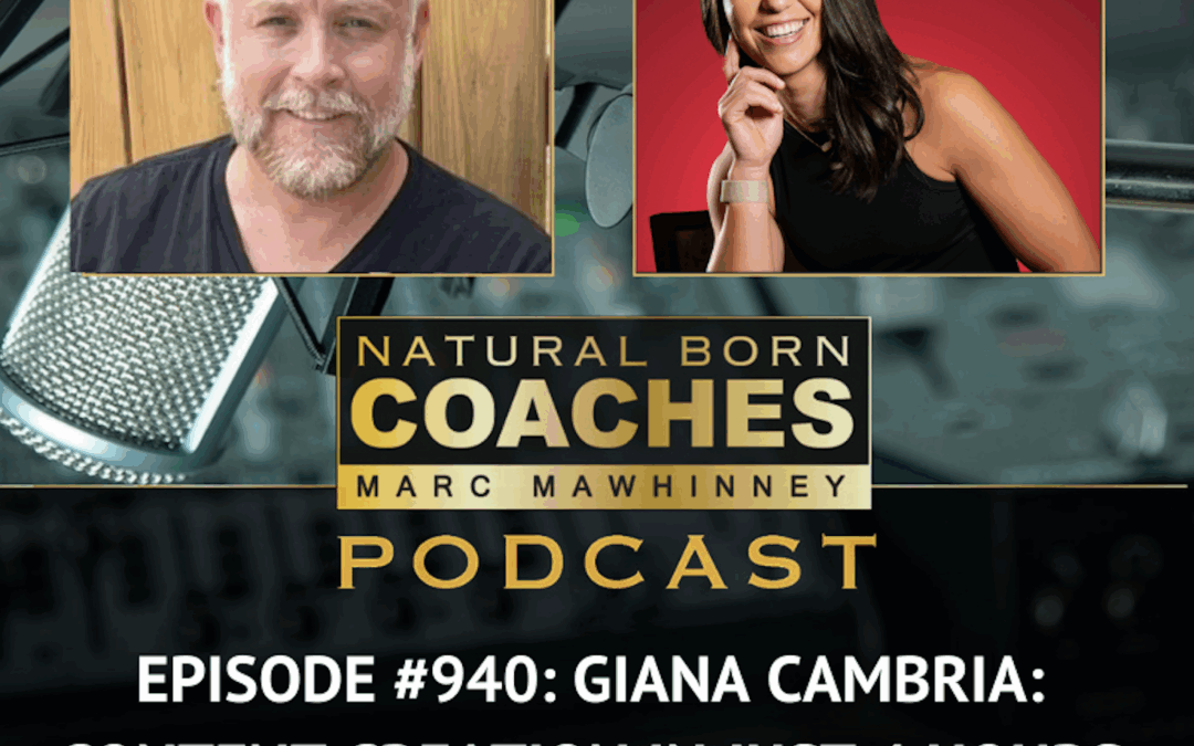 Episode #940: Giana Cambria: Content Creation In Just 4 Hours Per Month!