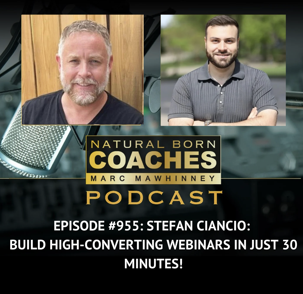 Episode #955: Stefan Ciancio: Build High-Converting Webinars in Just 10 Minutes!    