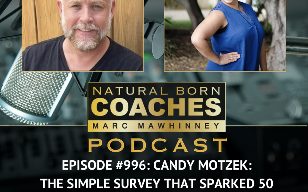 Episode #996: Candy Motzek: The Simple Survey That Sparked 50 Conversations (And a Full Coaching Practice)